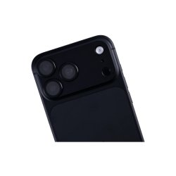 Rixus Ultra Clear kamerabeskyttelse til iPhone 18 Pro Max Sort