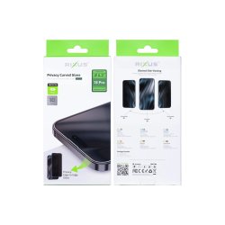 Rixus sk�rmbeskyttelse til iPhone 18 Pro H�rdet glas Privacy Full Cover Curved Edge 10-pak