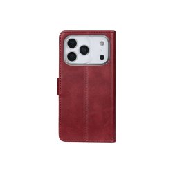 Rixus Flipcover til iPhone 17 Pro Max / iPhone 18 Pro Max R�d