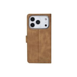 Rixus Flipcover til iPhone 17 Pro Max / iPhone 18 Pro Max Light Brown