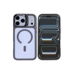 Rixus Classic 03 Cover med MagSafe til iPhone 17 Pro Max / iPhone 18 Pro Max Titanium Gr�