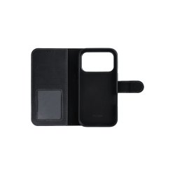 Rixus Duo Magnetic Detachable Wallet Cover med MagSafe til iPhone 17 Pro / iPhone 18 Pro Sort