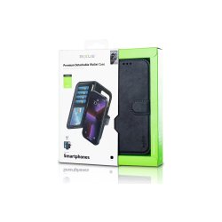 Rixus Duo Magnetic Detachable Wallet Cover med MagSafe til iPhone 17 Pro / iPhone 18 Pro Sort