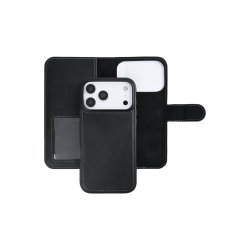 Rixus Duo Magnetic Detachable Wallet Cover med MagSafe til iPhone 17 Pro Max / iPhone 18 Pro Max Sort