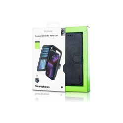 Rixus Duo Magnetic Detachable Wallet Cover med MagSafe til iPhone 17 Pro Max / iPhone 18 Pro Max Sort
