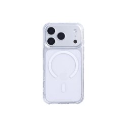 Rixus Anti-Burst Cover med MagSafe til iPhone 17 Pro / iPhone 18 Pro Transparent
