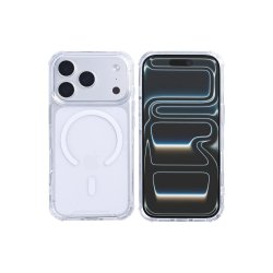 Rixus Anti-Burst Cover med MagSafe til iPhone 17 Pro / iPhone 18 Pro Transparent