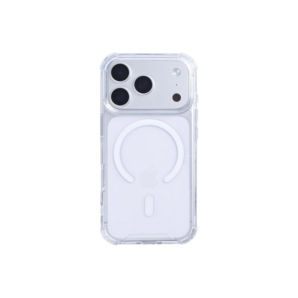 Rixus Anti-Burst Cover med MagSafe til iPhone 17 Pro Max / iPhone 18 Pro Max Transparent