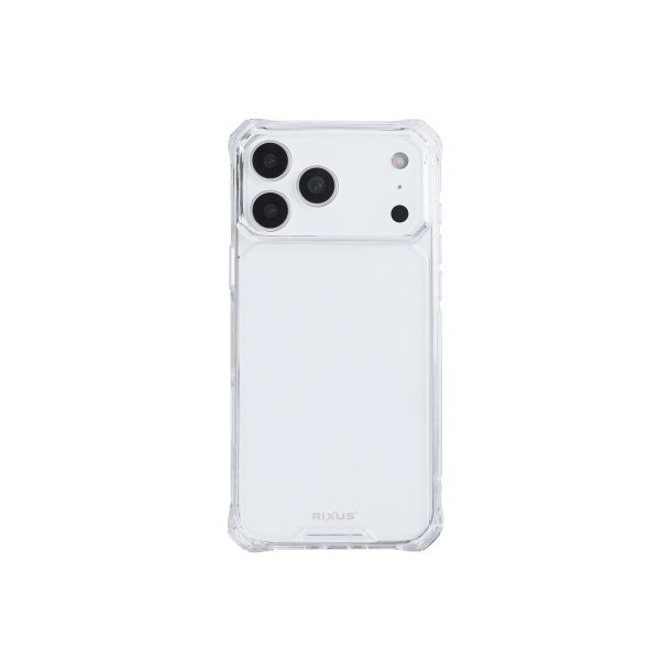 Rixus Armor-X Anti Shock Cover til iPhone 17 Pro Max / iPhone 18 Pro Max Transparent