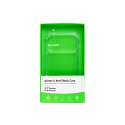 Rixus Armor-X Anti Shock Cover til iPhone 17 Pro Max / iPhone 18 Pro Max Transparent