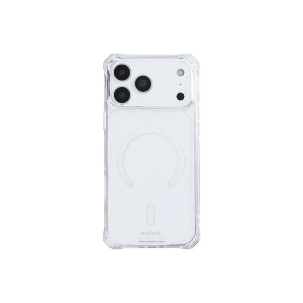 Rixus Armor-X Anti Shock Cover med MagSafe til iPhone 17 Pro / iPhone 18 Pro Transparent