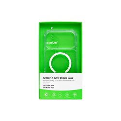 Rixus Armor-X Anti Shock Cover med MagSafe til iPhone 17 Pro Max / iPhone 18 Pro Max Transparent