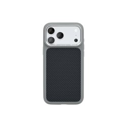Rixus Mag Carbon Cover med MagSafe til iPhone 17 Pro / iPhone 18 Pro Titanium Gr�