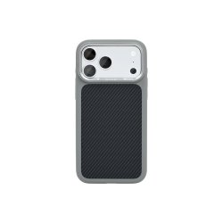 Rixus Mag Carbon Cover med MagSafe til iPhone 17 Pro Max / iPhone 18 Pro Max Titanium Gr�