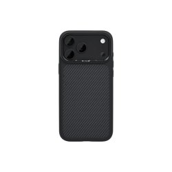 Rixus Mag Carbon Cover med MagSafe til iPhone 17 Pro Max / iPhone 18 Pro Max Titanium Sort