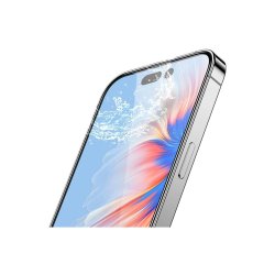 Rixus sk�rmbeskyttelse til iPhone 17 Pro / iPhone 18 Pro H�rdet glas Clear HD Full Cover Curved Edge