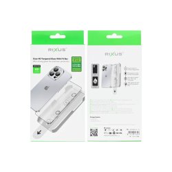 Rixus sk�rmbeskyttelse til iPhone 17 Pro Max / iPhone 18 Pro Max H�rdet glas Clear HD med Fit Box