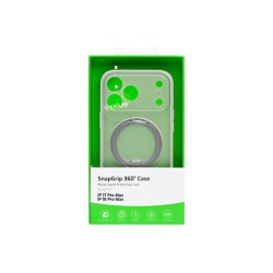 Rixus SnapGrip 360 Cover med MagSafe til iPhone 17 Pro Max / iPhone 18 Pro Max Hvid