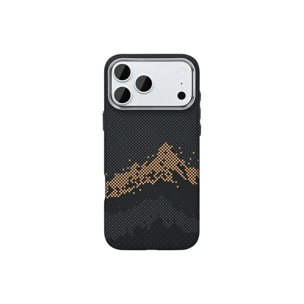 Rixus Alpine Ultra-Slim Cover med MagSafe RXD082 til iPhone 17 Pro / iPhone 18 Pro Mountain Sort