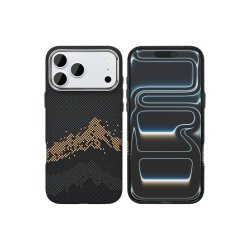 Rixus Alpine Ultra-Slim Cover med MagSafe RXD082 til iPhone 17 Pro / iPhone 18 Pro Mountain Sort