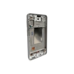 Sk�rm til Samsung Galaxy A37 A376B med ramme Hvid Soft-OLED
