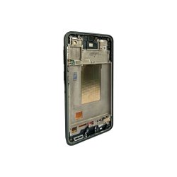 Sk�rm til Samsung Galaxy A37 A376B med ramme Graygreen Soft-OLED