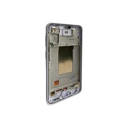 Sk�rm til Samsung Galaxy A37 A376B med ramme Violet Soft-OLED