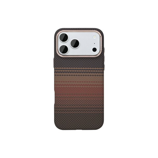 Rixus Alpine Ultra-Slim Cover med MagSafe RXA130 til iPhone 17 Pro / iPhone 18 Pro Stripe Brown