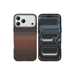 Rixus Alpine Ultra-Slim Cover med MagSafe RXA130 til iPhone 17 Pro / iPhone 18 Pro Stripe Brown