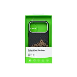 Rixus Alpine Ultra-Slim Cover med MagSafe RXD082 til iPhone 17 Pro Max / iPhone 18 Pro Max Mountain Sort