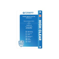 FORWARD universel sk�rmbeskyttelsesfolie 9" High Clear fleksibel brudsikker 50-pak