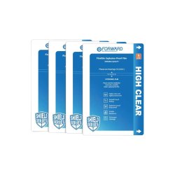 FORWARD universel sk�rmbeskyttelsesfolie 9" High Clear fleksibel brudsikker 50-pak