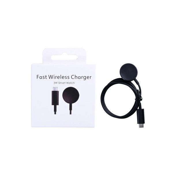 Samsung Watch USB-C Tr�dl�s oplader 3W Sort