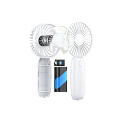 YESIDO YF-15 h�ndholdt ventilator Hvid