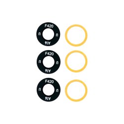 Kameraglas-s�t til Samsung Galaxy A16 5G A166B Sort OEM