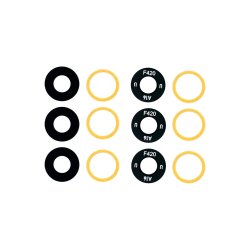 Kameraglas-s�t til Samsung Galaxy A16 5G A166B Sort OEM
