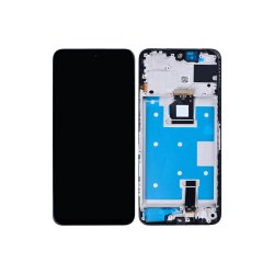 Sk�rm til Honor 90 Smart / X7b 4G med ramme Sort OEM 90Hz