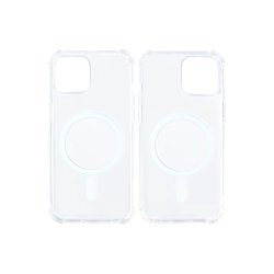 Rixus Anti-Burst Cover med MagSafe til iPhone 13 Mini Transparent