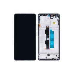 Sk�rm til Xiaomi Redmi Note 13 Pro 4G med ramme Sort OEM