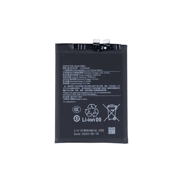 Batteri til Xiaomi Redmi K70E BM5X OEM