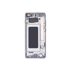 Sk�rm til Samsung Galaxy S10 Plus G975F med ramme Prism Sort Refurbished