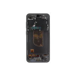 Sk�rm til Samsung Galaxy S23 FE S711B med ramme Graphite Service Pack formonteret