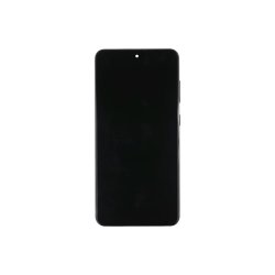 Sk�rm til Samsung Galaxy S21 FE G990B med ramme Graphite Soft-OLED 120Hz