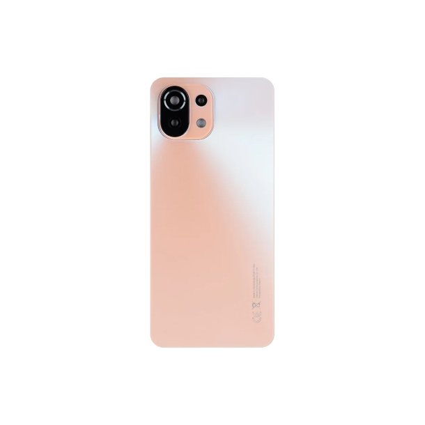Bagcover til Xiaomi 11 Lite 5G NE med kameralinse Peach Pink OEM