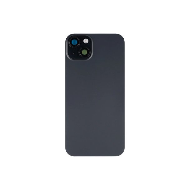 Bagglas til iPhone 15 med NFC og forst�rret kameraramme Sort Kompatibel