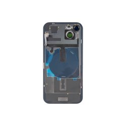 Bagglas til iPhone 15 med NFC og forst�rret kameraramme Sort Kompatibel