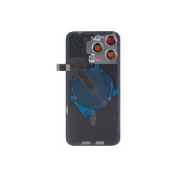 Bagglas til iPhone 15 Pro Max med NFC og forst�rret kameraramme Natural Titanium Kompatibel