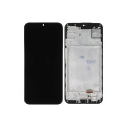 Sk�rm til Samsung Galaxy A15 4G A155F / 5G A156B med ramme Brave Sort Incell