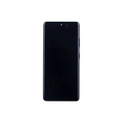Sk�rm til Samsung Galaxy S21 Ultra 5G G998B med ramme Phantom Sort Soft-OLED 120Hz