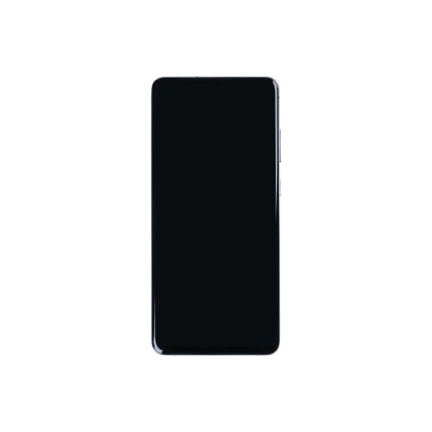 Sk�rm til Samsung Galaxy S20 Ultra G988B med ramme Cosmic Gr� Soft-OLED 120Hz